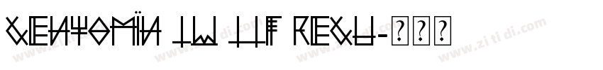 GenYoMin TW TTF Regu字体转换